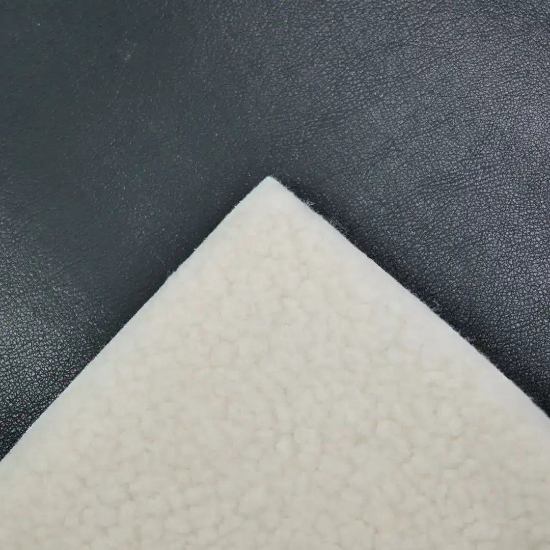 China Fabric for Jackets,Trench Coat,Overcoat,Waist coat PU bonded sherpa Synthetic Woven Fabric Polyurethane----PU black color buy from China wholesaler bulk order at wholesale price free worldwide shipping Alibaba