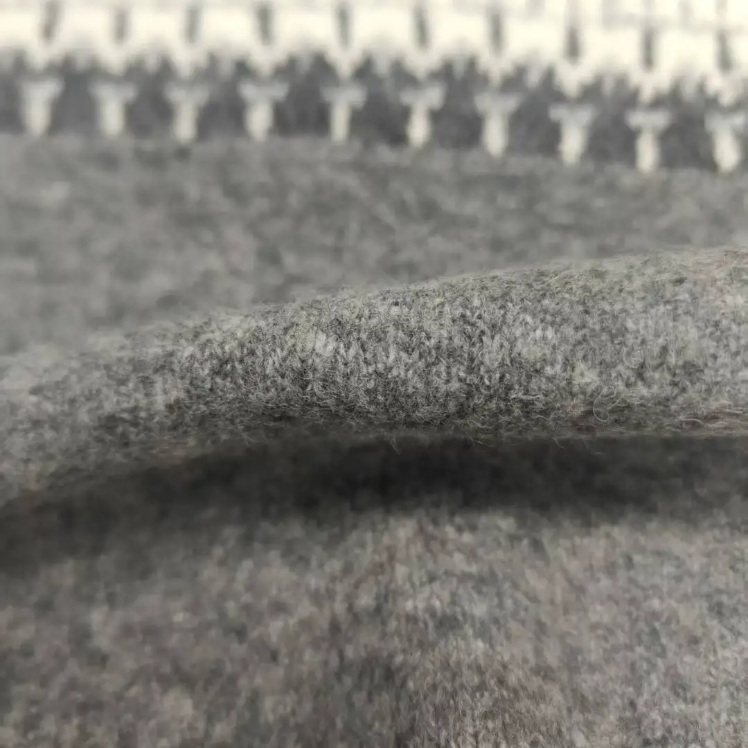 China Yarn for Open Cardigan (Sweater),Full-Zipper Cardigan (Sweater),Half-Zipper Cardigan (Sweater) Mossy Yarn Fancy Yarn Recycled Polyester Recycled Acrylic RWS Wool Spandex Gray,White color buy from China wholesaler bulk order at wholesale price free worldwide shipping Alibaba