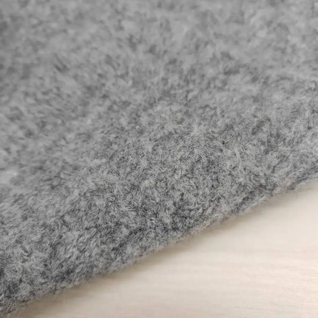 China Yarn for Open Cardigan (Sweater),Full-Zipper Cardigan (Sweater),Half-Zipper Cardigan (Sweater),Round Neck Pullover (Sweater),Crop Top Pullover (Sweater) Mossy Yarn Fancy Yarn Recycled Polyester Recycled Acrylic Recycled Nylon RWS Wool Spandex Gray color buy from China wholesaler bulk order at wholesale price free worldwide shipping Alibaba