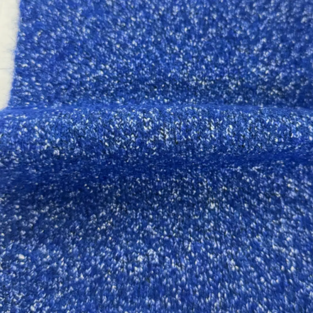 China Yarn for Ladies Vest (Sweater),Full-Zipper Cardigan (Sweater),Half-Zipper Cardigan (Sweater),T-shirt (Sweater),Men's Pants (Sweater),Women's Pants (Sweater),Skirt (Sweater) Mossy Yarn Fancy Yarn Recycled Polyester RWS Wool Spandex Blue color buy from China wholesaler bulk order at wholesale price free worldwide shipping Alibaba