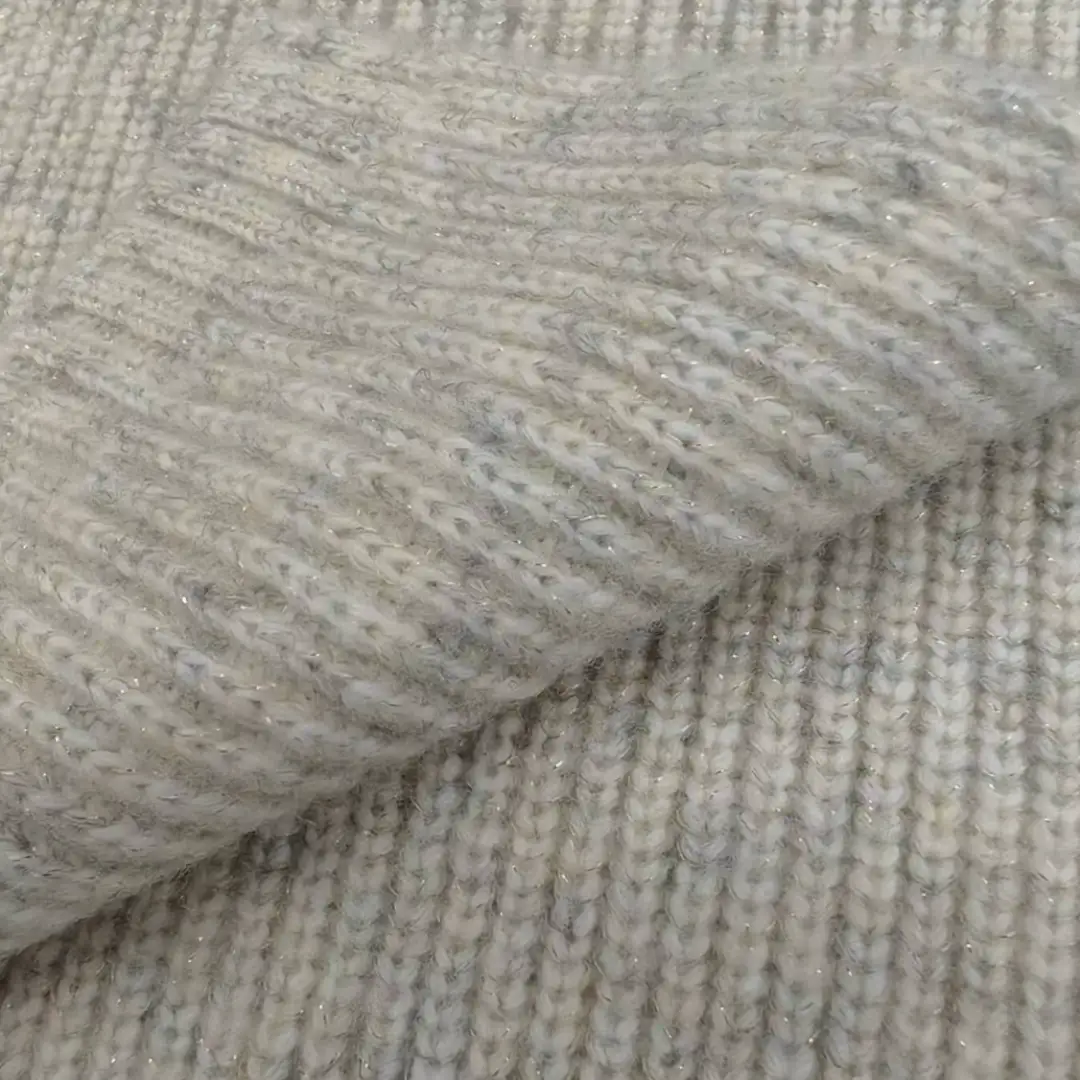 China Yarn for Open Cardigan (Sweater),Full-Zipper Cardigan (Sweater),Half-Zipper Cardigan (Sweater) Mossy Yarn Fancy Yarn Recycled Polyester Lurex Gray color buy from China wholesaler bulk order at wholesale price free worldwide shipping Alibaba