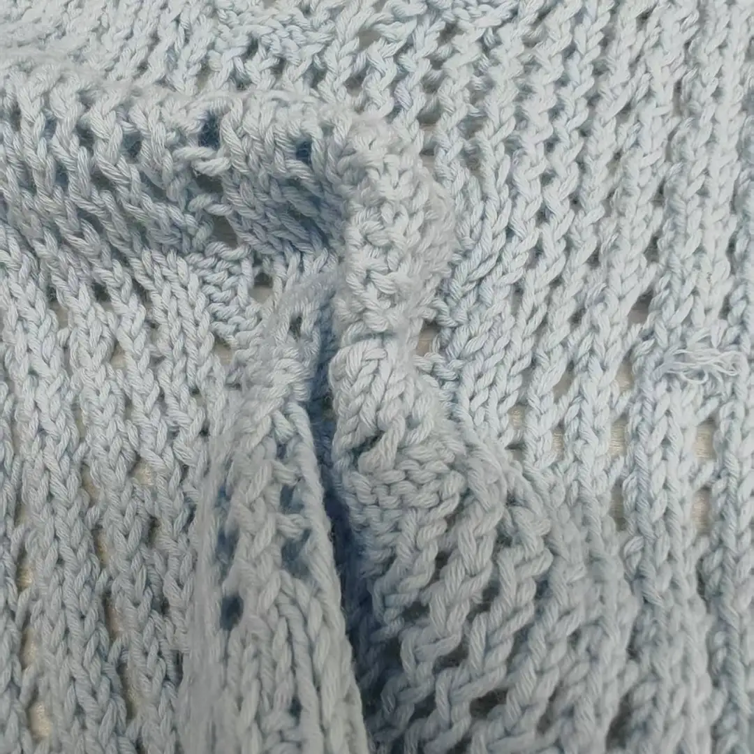 China Yarn for Open Cardigan (Sweater),Full-Zipper Cardigan (Sweater),Half-Zipper Cardigan (Sweater) Ring Spun Regular Yarn Cotton blue color buy from China wholesaler bulk order at wholesale price free worldwide shipping Alibaba