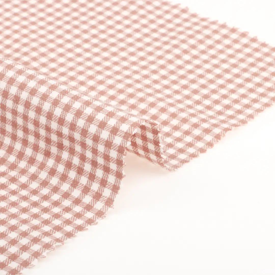 China Fabric for Shirt,Blouse,Skirt,Loungewear,Wide Leg Capri Pants Yarn Dyed Check Natural Woven Fabric Cotton Check color buy from China wholesaler bulk order at wholesale price free worldwide shipping Alibaba