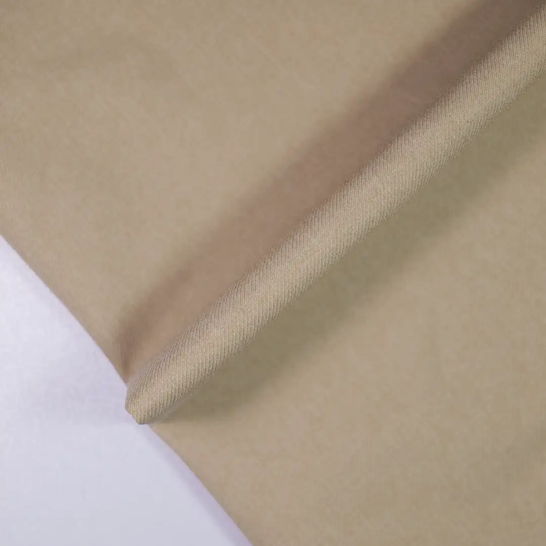 China Fabric for Skirt,Backless Beach Dress,Collar Sleeveless Wrap Midi Dress Twill Synthetic Woven Fabric Polyester coffee color buy from China wholesaler bulk order at wholesale price free worldwide shipping Alibaba