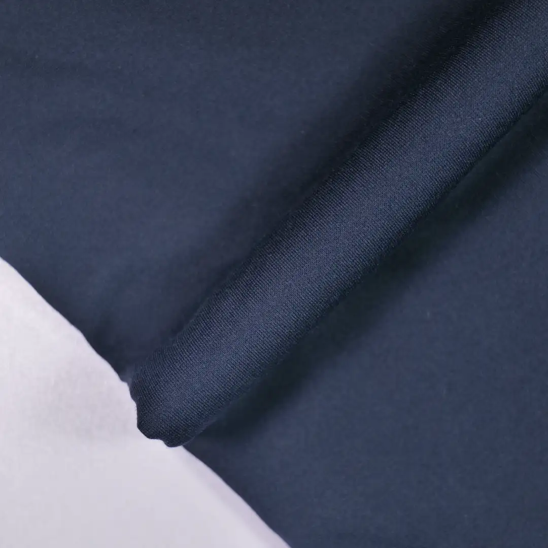 China Fabric for T-Shirt,Skirt,Shorts Ponte Roma Knit Fabric Rayon Nylon Spandex dark blue color buy from China wholesaler bulk order at wholesale price free worldwide shipping Alibaba