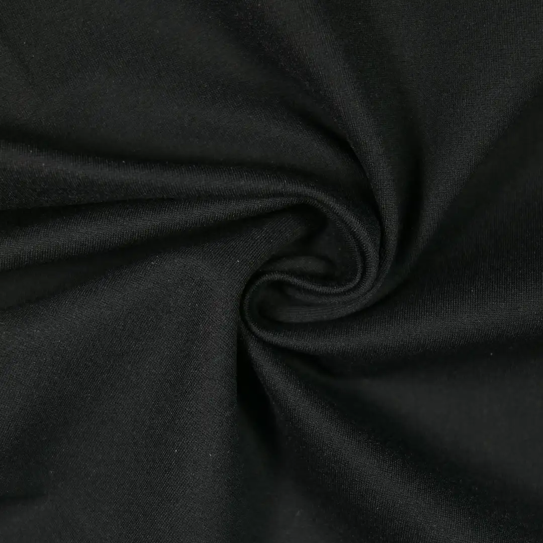 China Fabric for Jackets,Skirt,Trench Coat Ponte Roma Knit Fabric Rayon Nylon Spandex black color buy from China wholesaler bulk order at wholesale price free worldwide shipping Alibaba