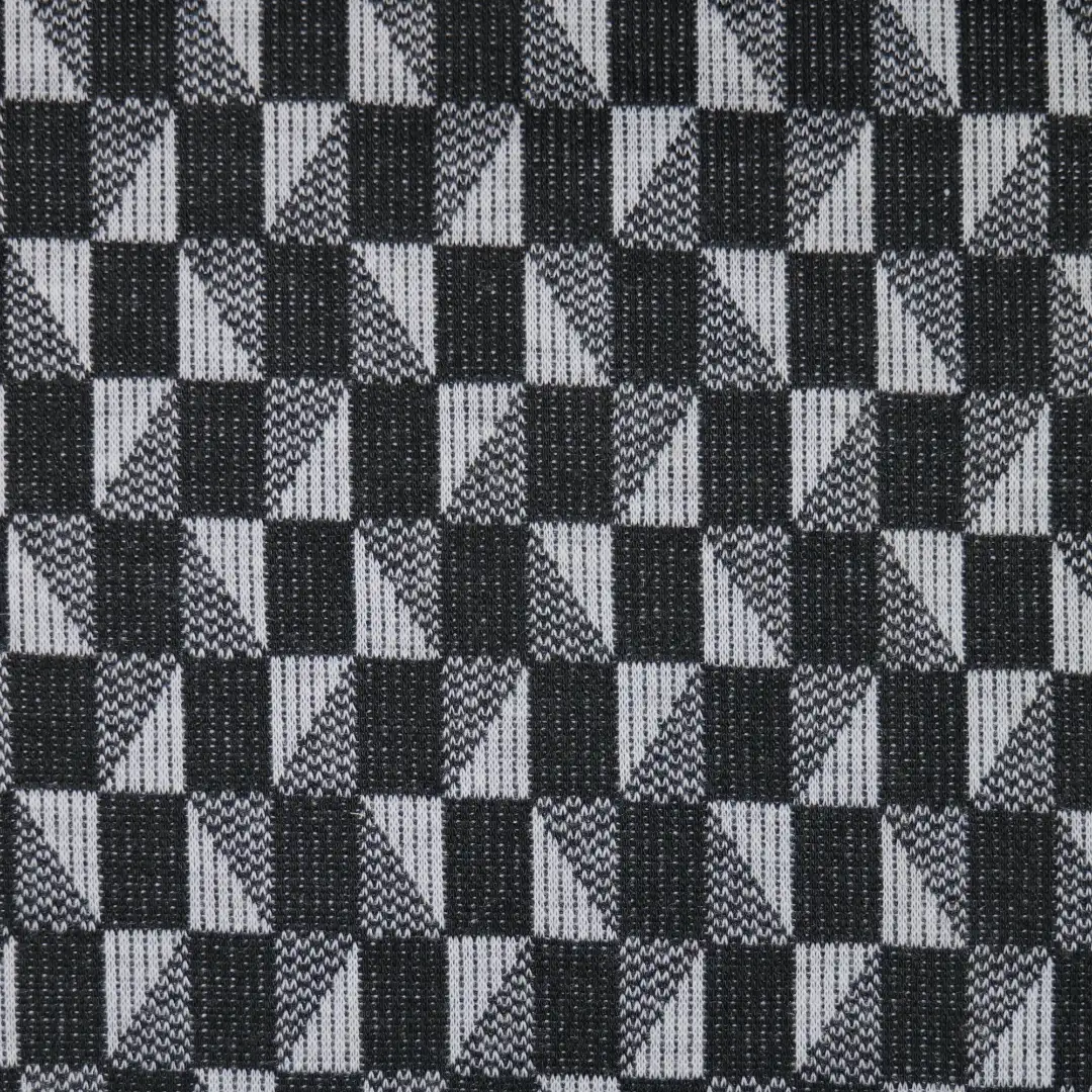 China Fabric for Jackets,Trench Coat,Overcoat Jacquard Knit Fabric Polyester Spandex black color buy from China wholesaler bulk order at wholesale price free worldwide shipping Alibaba