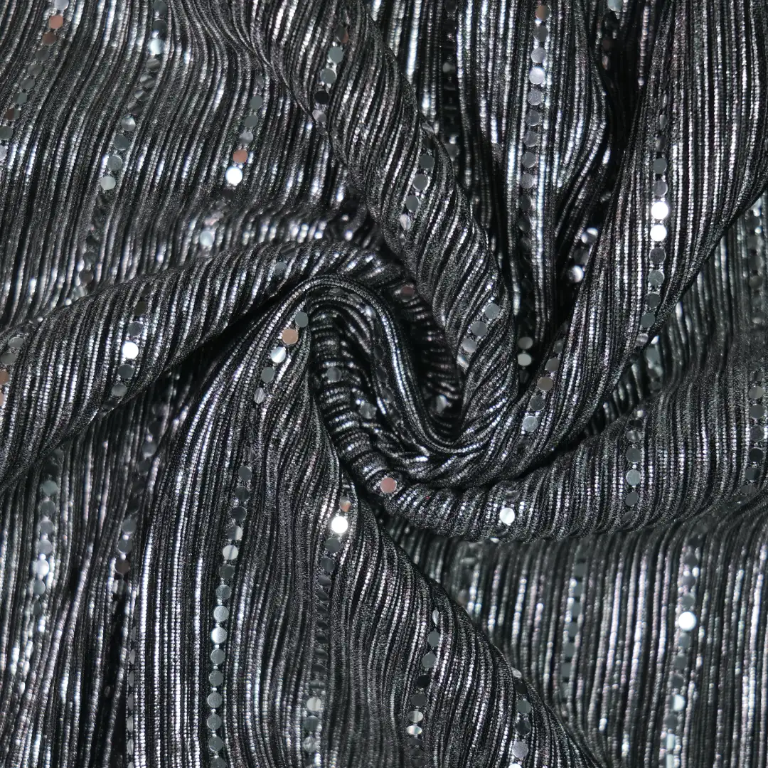 China Fabric for Pants,Skirt,Interlining Poly Mesh schiffli Knit Fabric Polyester black color buy from China wholesaler bulk order at wholesale price free worldwide shipping Alibaba