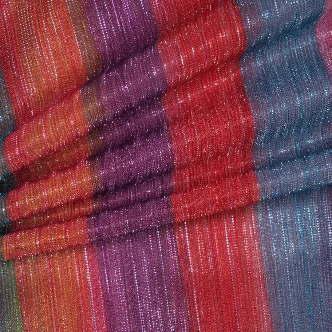 China Fabric for Shirt,Skirt Crepe Knit Fabric Polyester Rainbow color buy from China wholesaler bulk order at wholesale price free worldwide shipping Alibaba