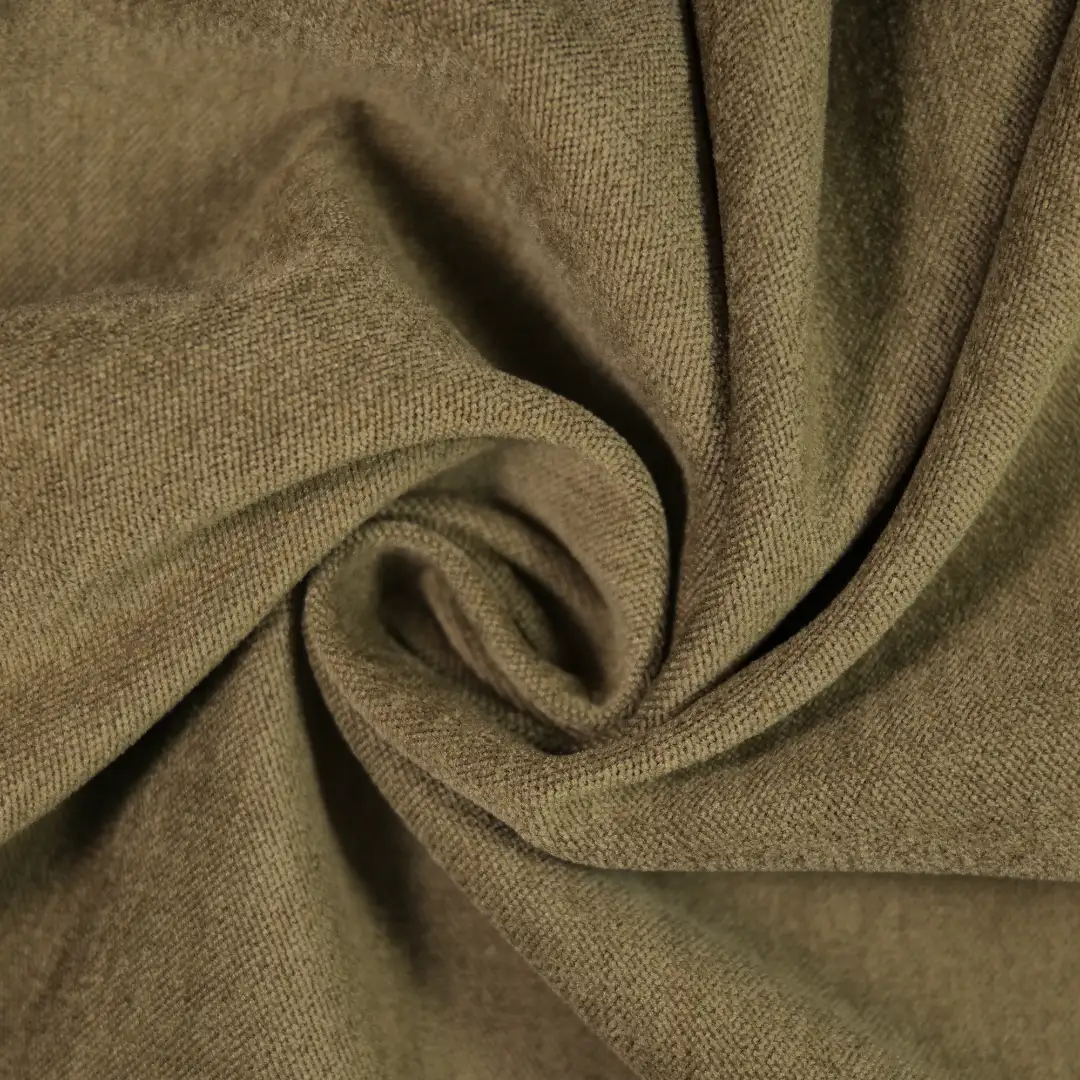 China Fabric for Jackets,Skirt,Trench Coat Twill Woven Blended Fabric Polyester Spandex brown color buy from China wholesaler bulk order at wholesale price free worldwide shipping Alibaba