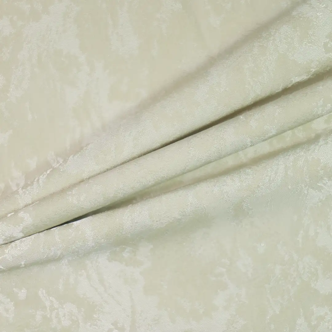 China Fabric for Shirt,Skirt,Gathered Strappy Mini Dress,Backless Beach Dress Jacquard Woven Blended Fabric Polyester Spandex off-white color buy from China wholesaler bulk order at wholesale price free worldwide shipping Alibaba