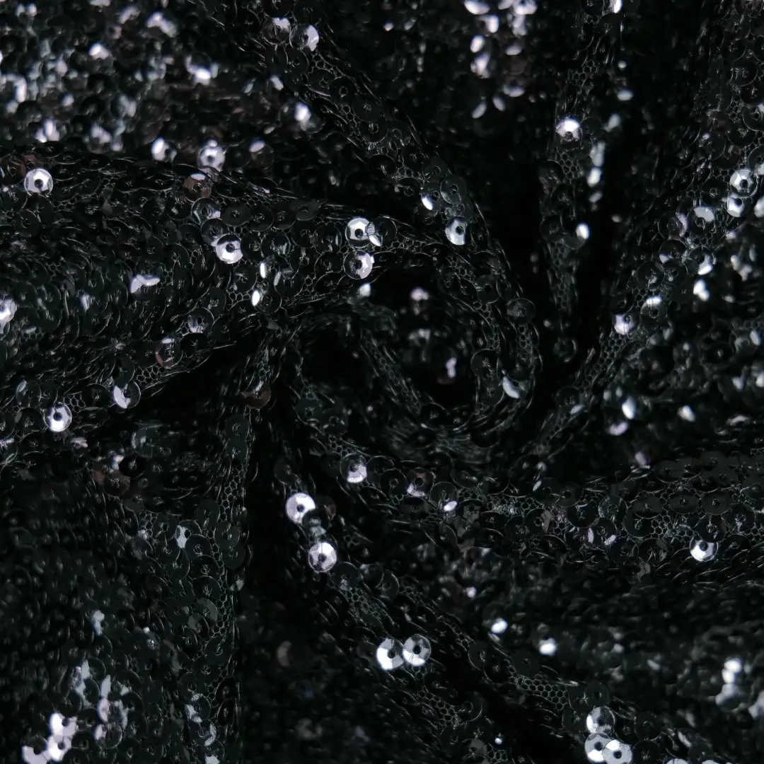 China Fabric for Skirt,Kids Puff Sleeve Tier Dress,Kids Long Strappy Cake Dress,Kids Strapless Transparent Tulle Skirt Sequined Mesh Fabric Knit Fabric Polyester black color buy from China wholesaler bulk order at wholesale price free worldwide shipping Alibaba