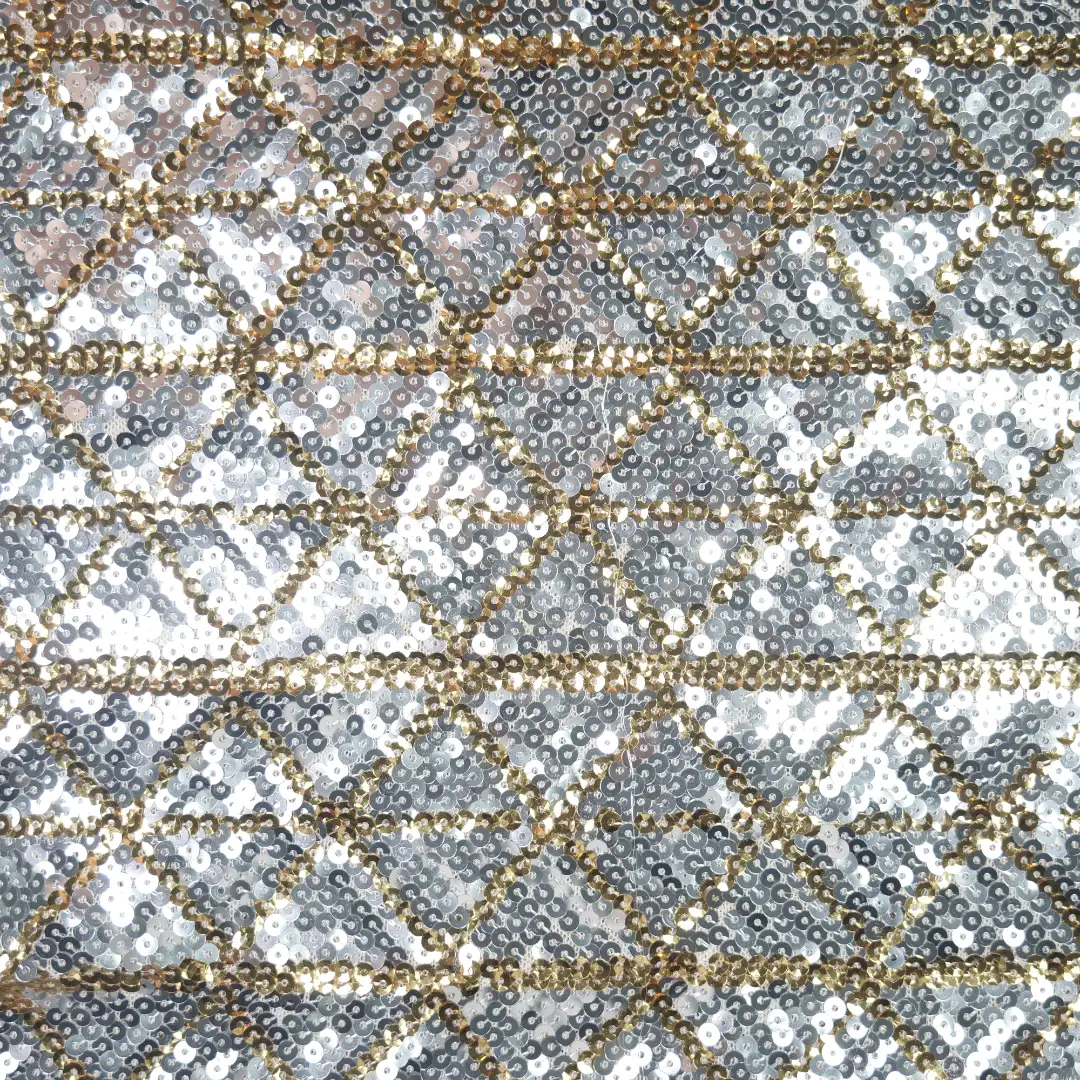 China Fabric for Skirt,Kids Sleeveless Tutu Dress,Puff Sleeve Ruched Dress Sequined Mesh Fabric Knit Fabric Polyester Spandex silver color buy from China wholesaler bulk order at wholesale price free worldwide shipping Alibaba