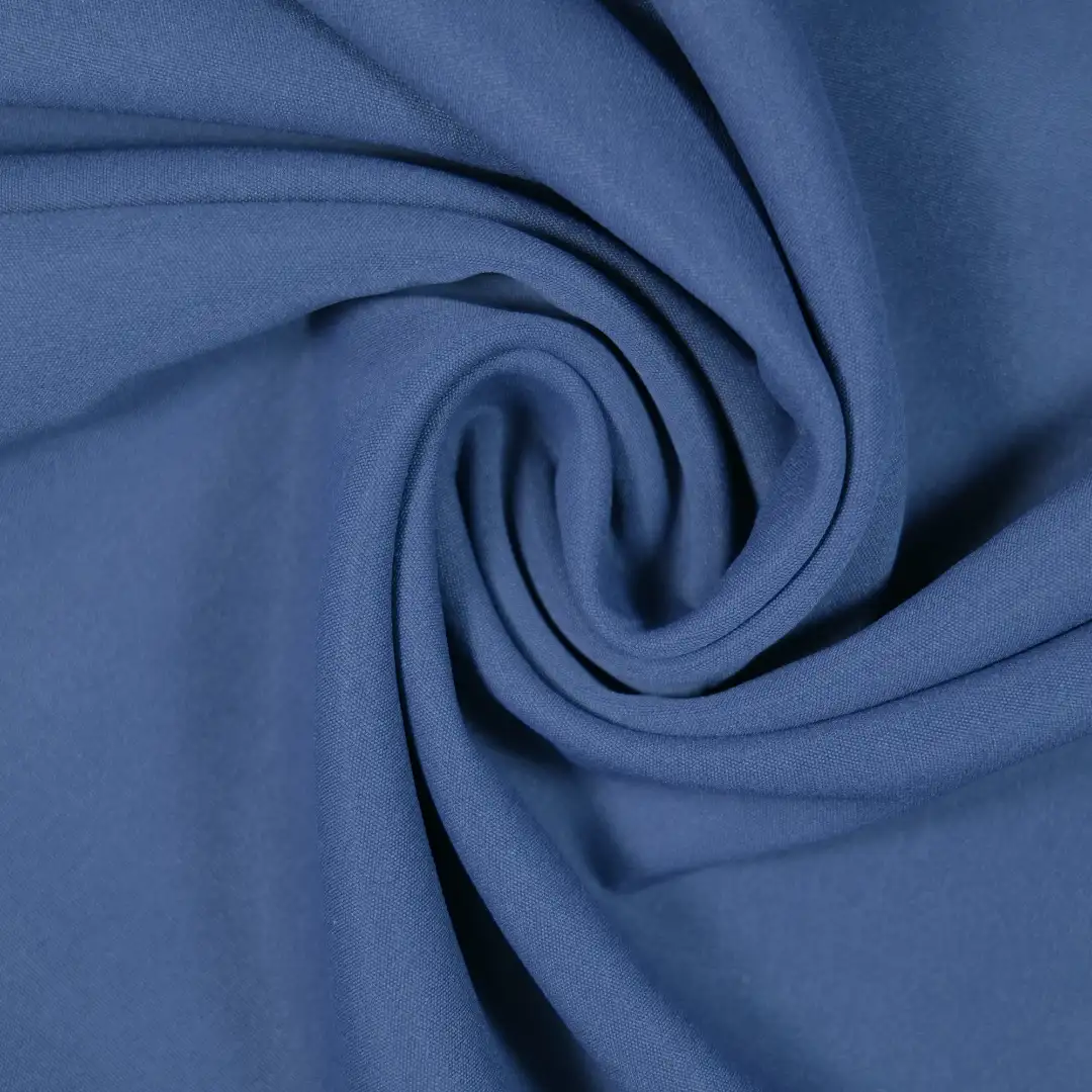 China Fabric for Shirt,Skirt,Ruffle Shirt Dress Cotton/Rayon Plain Woven Blended Fabric Bamboo Nylon Linen Cotton Spandex blue color buy from China wholesaler bulk order at wholesale price free worldwide shipping Alibaba