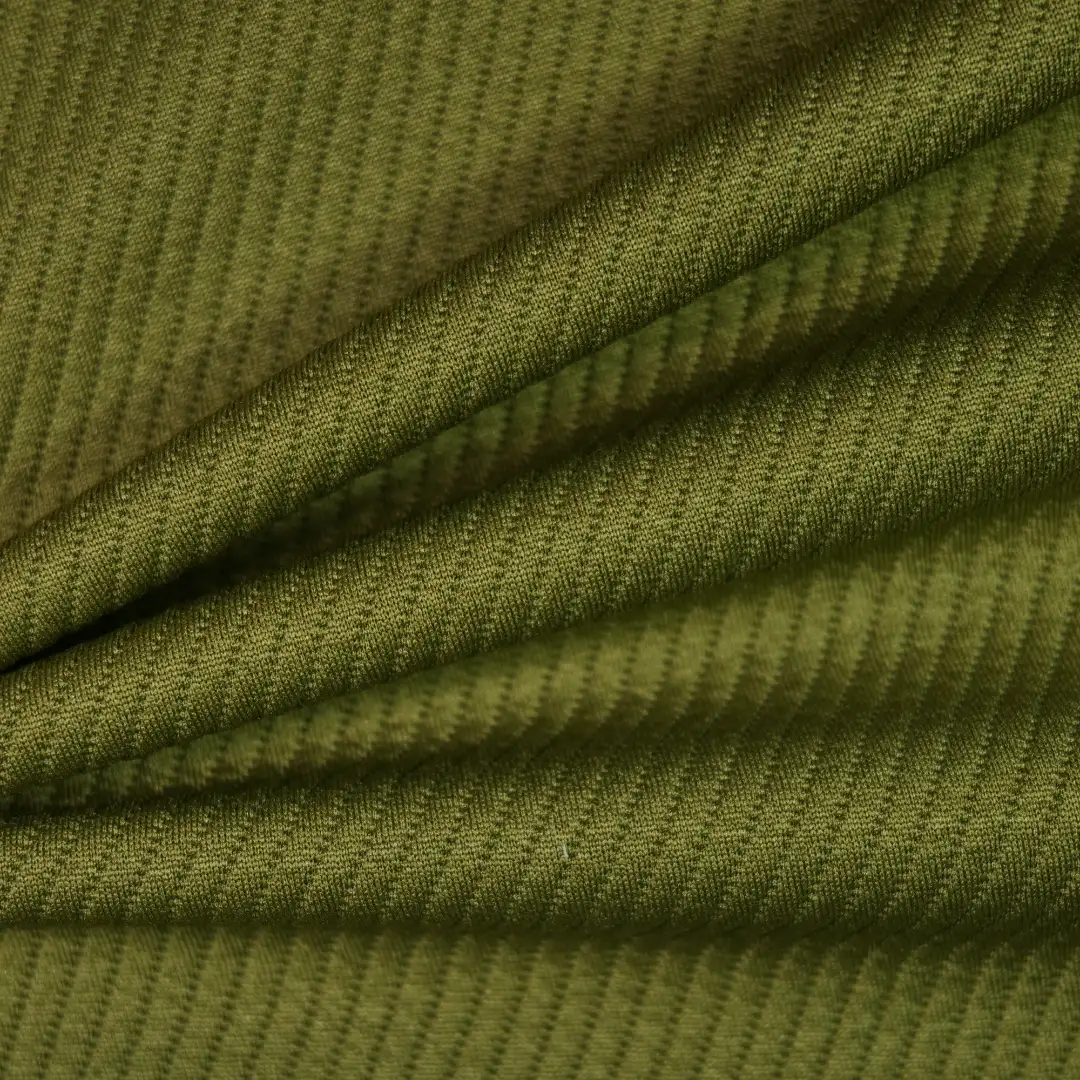 China Fabric for Skirt,Open Cardigan (Sweater),Half-Zipper Cardigan (Sweater) Jacquard Knit Fabric Polyester Spandex green color buy from China wholesaler bulk order at wholesale price free worldwide shipping Alibaba