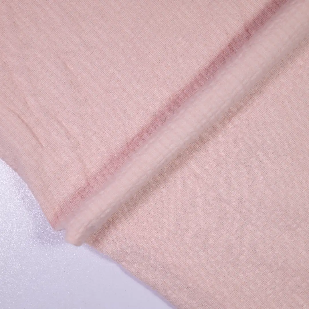 China Fabric for T-Shirt,Skirt,Long Sleeve Base Layer Top Crepe Knit Fabric Polyester Spandex pink color buy from China wholesaler bulk order at wholesale price free worldwide shipping Alibaba