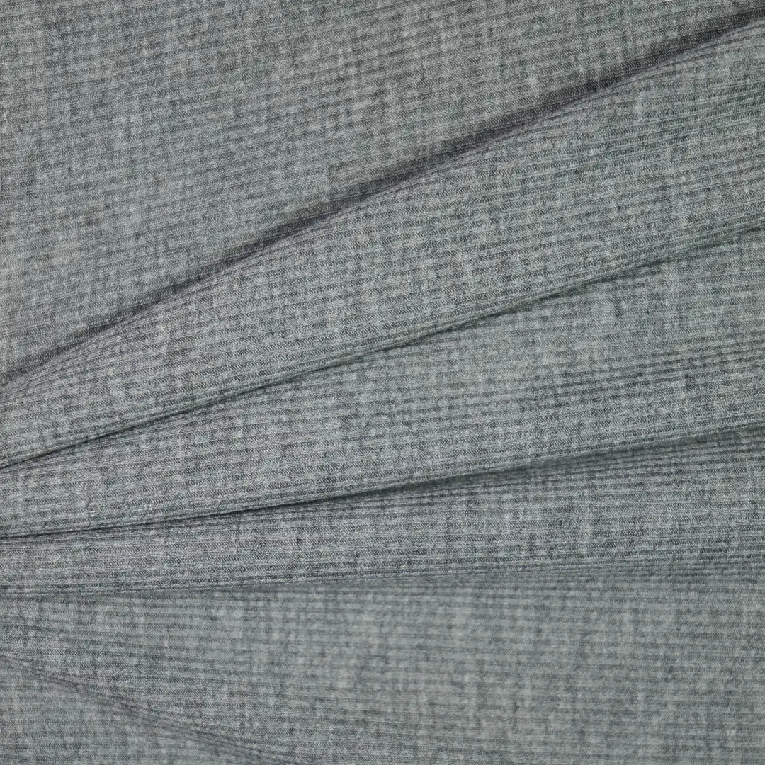 China Fabric for T-Shirt,Skirt,Dresses (Cardigan Open) (Sweater) Rib Knit Fabric Rayon Spandex grey color buy from China wholesaler bulk order at wholesale price free worldwide shipping Alibaba