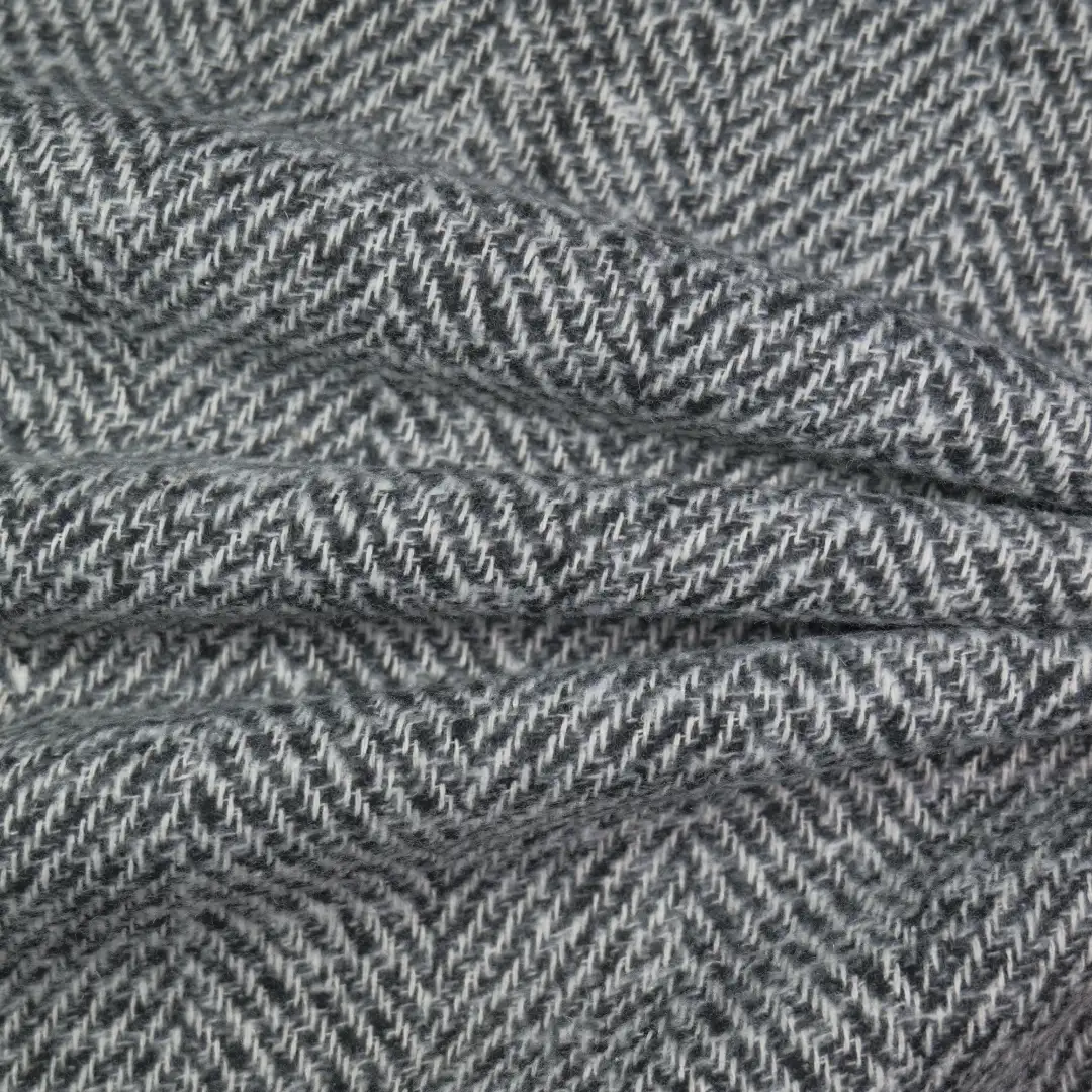 China Fabric for Skirt,Overcoat,Suit Woolen Tweed Woolen Polyester grey color buy from China wholesaler bulk order at wholesale price free worldwide shipping Alibaba