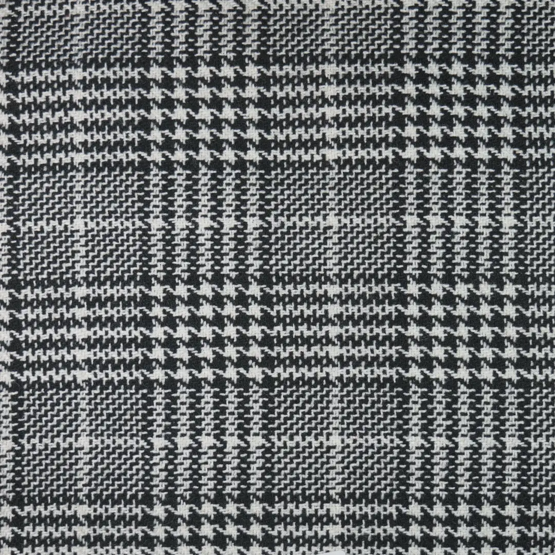 China Fabric for Jackets,Overcoat,Suit,Pleated Midi Skirt,Fringe Jacket,Double-Breasted Coat Yarn Dyed Check Synthetic Woven Fabric Polyester black color buy from China wholesaler bulk order at wholesale price free worldwide shipping Alibaba