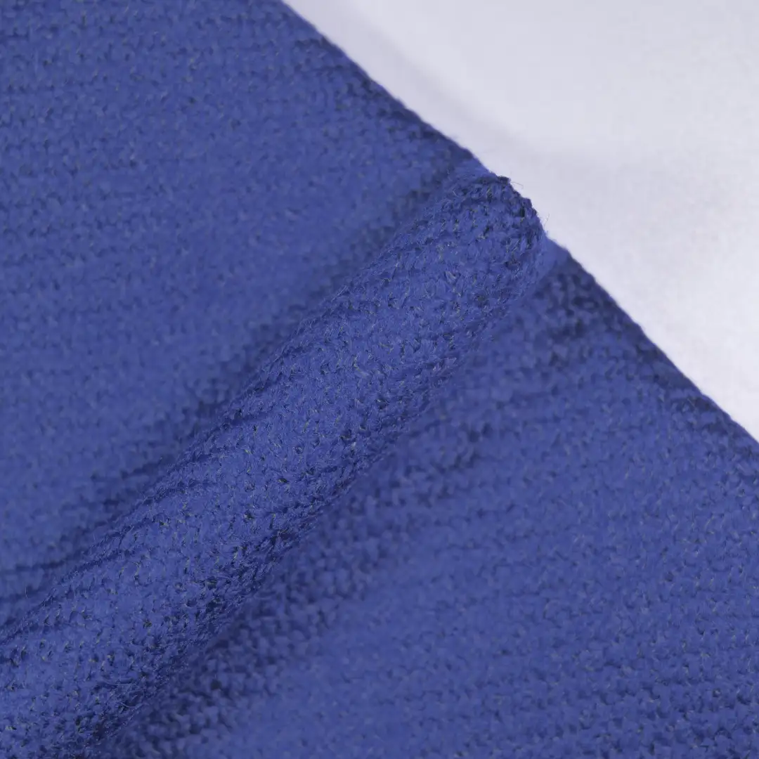 China Fabric for Skirt,Suit,Uniform Chanel-Style Fabric Woolen Polyester royal blue color buy from China wholesaler bulk order at wholesale price free worldwide shipping Alibaba