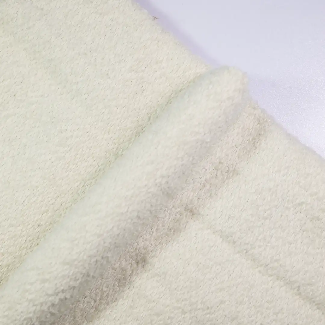 China Fabric for Jackets,Skirt,Suit,Uniform Chanel-Style Fabric Woolen Polyester white color buy from China wholesaler bulk order at wholesale price free worldwide shipping Alibaba