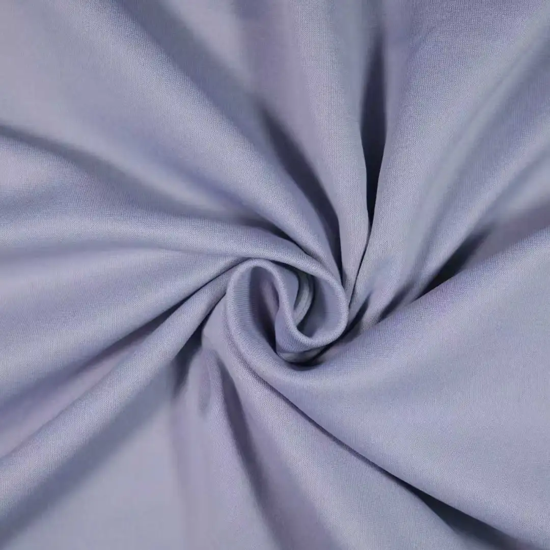 China Fabric for Blouse,Skirt,Hoodie Scuba Knit Fabric Polyester Cotton Spandex grey color buy from China wholesaler bulk order at wholesale price free worldwide shipping Alibaba