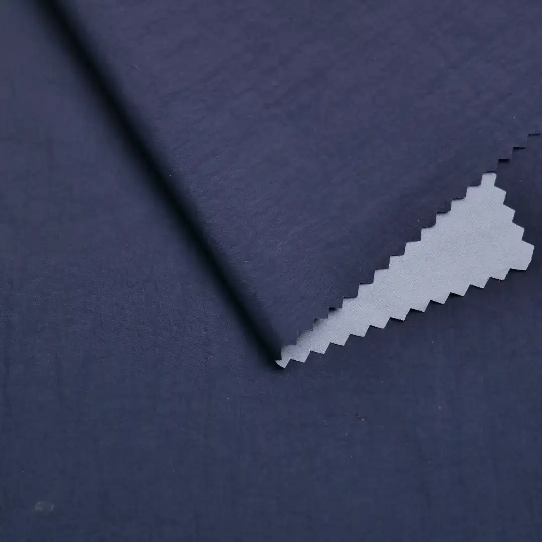 China Fabric for Down Jacket,Rain Coat,Ski Suits Nylon Taslon Synthetic Woven Fabric Nylon Navy color buy from China wholesaler bulk order at wholesale price free worldwide shipping Alibaba