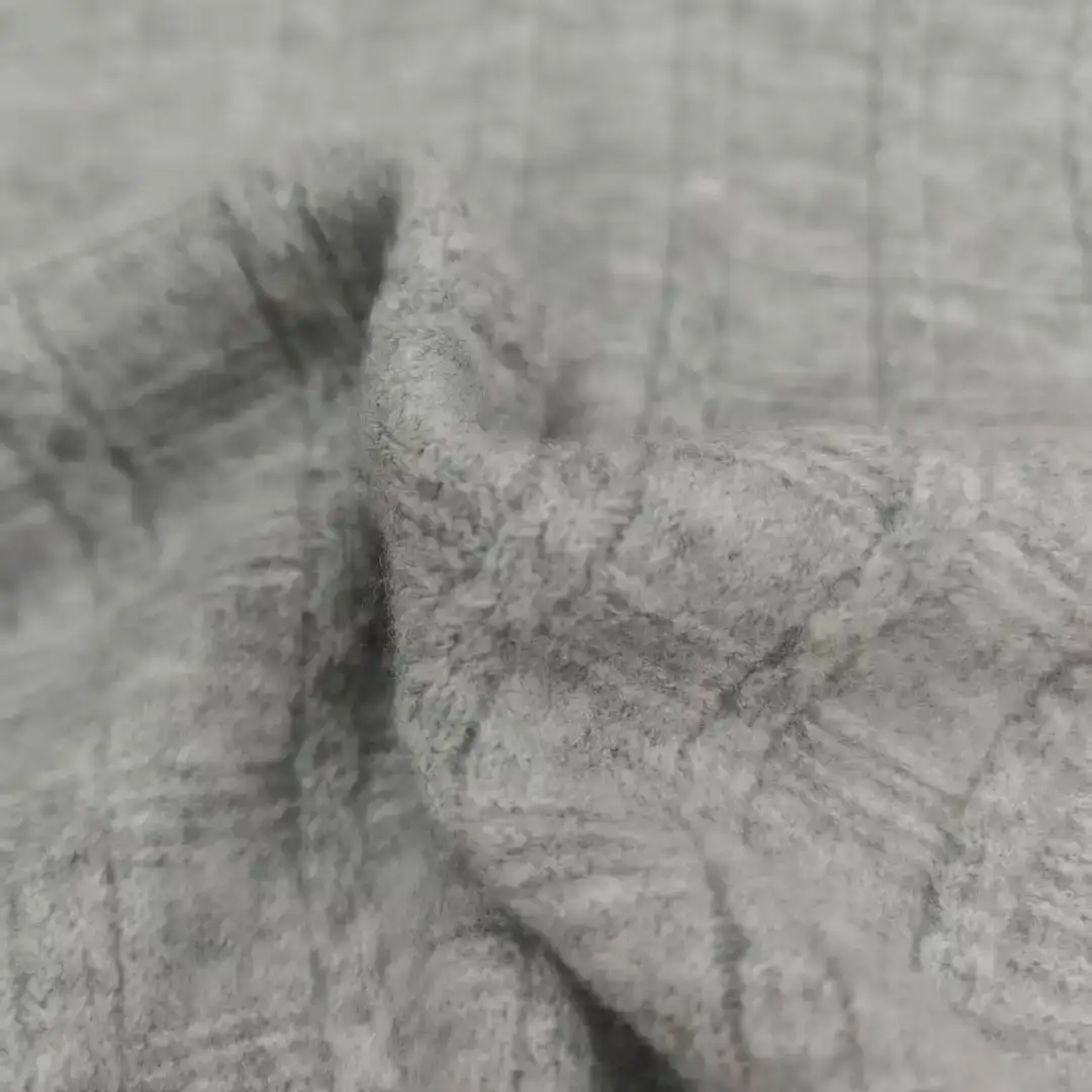 China Yarn for Open Cardigan (Sweater),Full-Zipper Cardigan (Sweater),Knitted Jacket (Sweater),Round Neck Pullover (Sweater) Mossy Yarn Fancy Yarn Acrylic Polyester Spandex Grey color buy from China wholesaler bulk order at wholesale price free worldwide shipping Alibaba