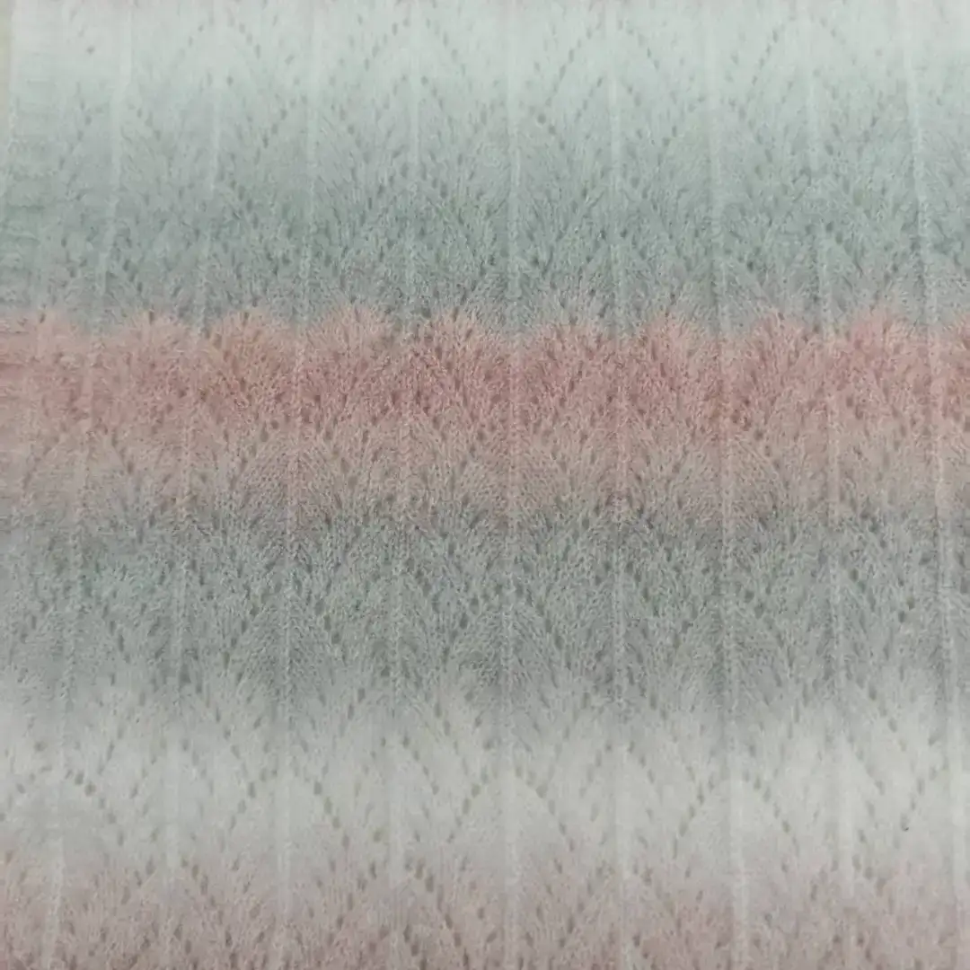 China Yarn for Open Cardigan (Sweater),Full-Zipper Cardigan (Sweater),Half-Zipper Cardigan (Sweater) Mossy Yarn Fancy Yarn Wool Acrylic Recycled Polyester Spandex pink gradient color buy from China wholesaler bulk order at wholesale price free worldwide shipping Alibaba