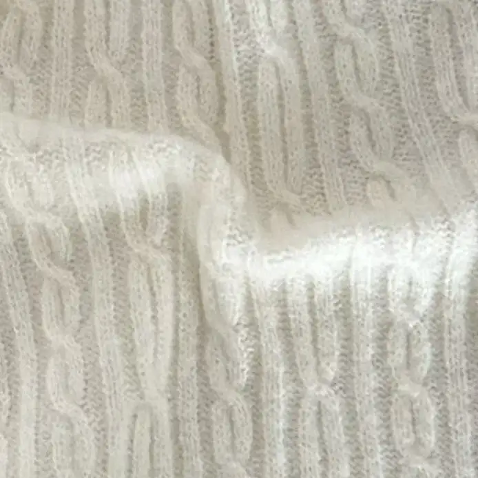 China Yarn for V-Neck Button Down Vest (Sweater) Mossy Yarn Fancy Yarn Wool Acrylic Recycled Polyester Spandex 古董白+星白 color buy from China wholesaler bulk order at wholesale price free worldwide shipping Alibaba