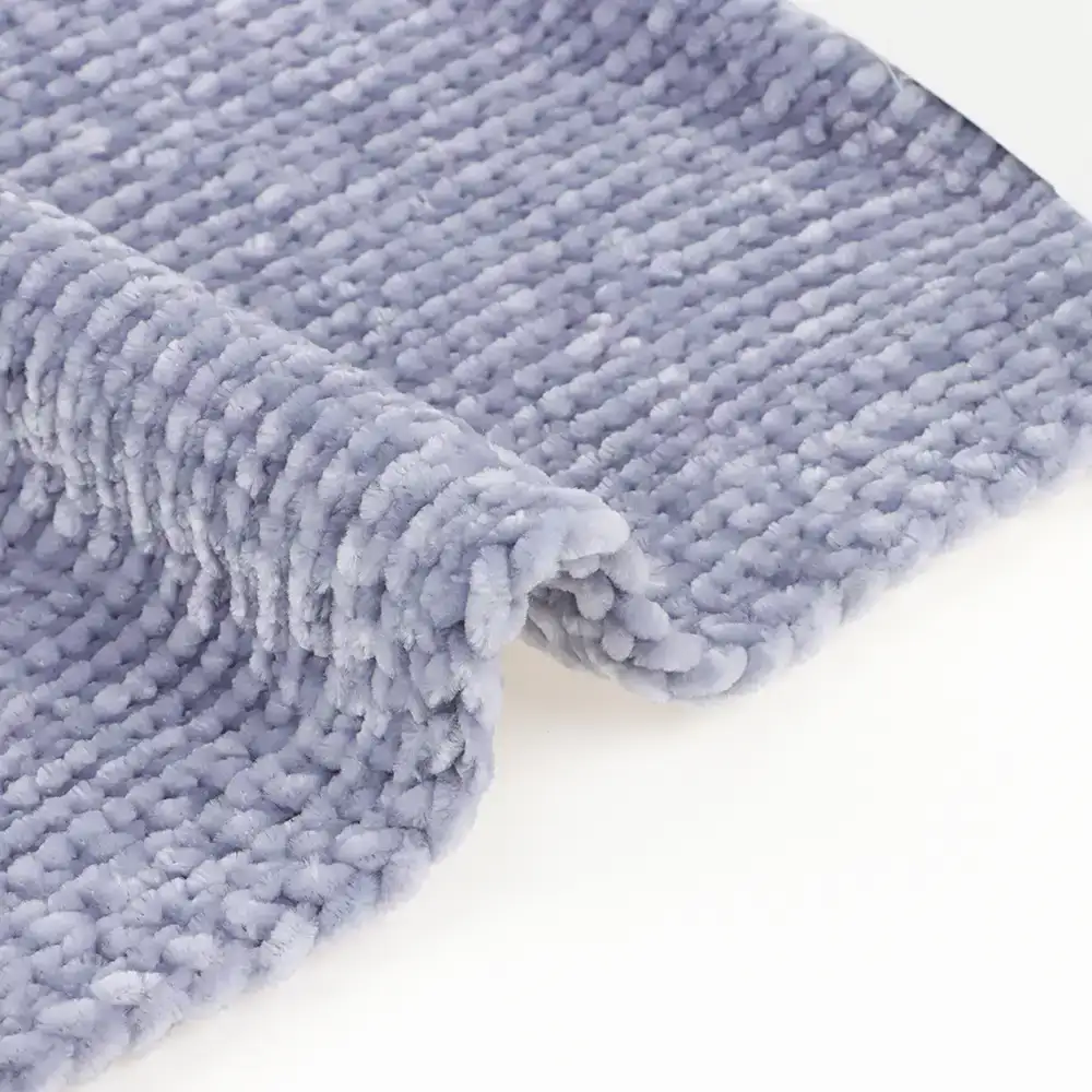 China Yarn for Full-Zipper Cardigan (Sweater),Half-Zipper Cardigan (Sweater),Round Neck Pullover (Sweater) Shiny Chenille Fancy Yarn Polyester Blue color buy from China wholesaler bulk order at wholesale price free worldwide shipping Alibaba