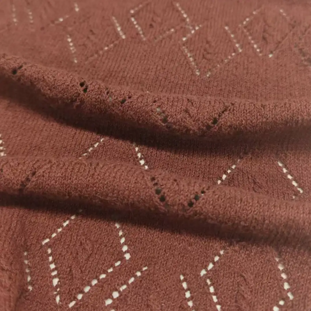 China Yarn for Open Cardigan (Sweater),Full-Zipper Cardigan (Sweater),Half-Zipper Cardigan (Sweater) Slub Yarn Fancy Yarn Recycled Polyester Cotton brownish red color buy from China wholesaler bulk order at wholesale price free worldwide shipping Alibaba