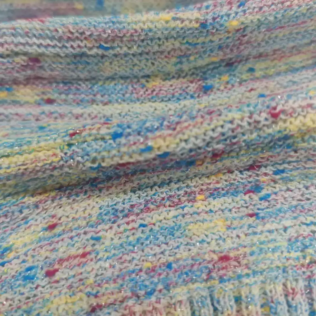 China Yarn for Full-Zipper Cardigan (Sweater),Half-Zipper Cardigan (Sweater),Shirt Long Sleeve Button (Sweater) Knot Yarn Fancy Yarn Polyester multicolor color buy from China wholesaler bulk order at wholesale price free worldwide shipping Alibaba