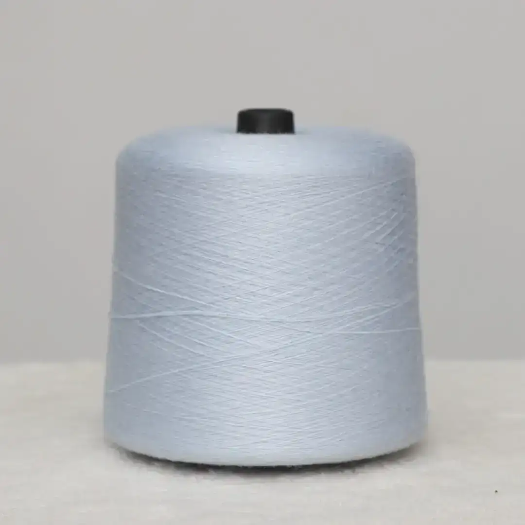 China Yarn for Full-Zipper Cardigan (Sweater),Half-Zipper Cardigan (Sweater),Knitted Jacket (Sweater),Round Neck Pullover (Sweater),Roll Neck Jumper (Sweater) Core Spun Yarn Regular Yarn Rayon Polyester Nylon Blue color buy from China wholesaler bulk order at wholesale price free worldwide shipping Alibaba