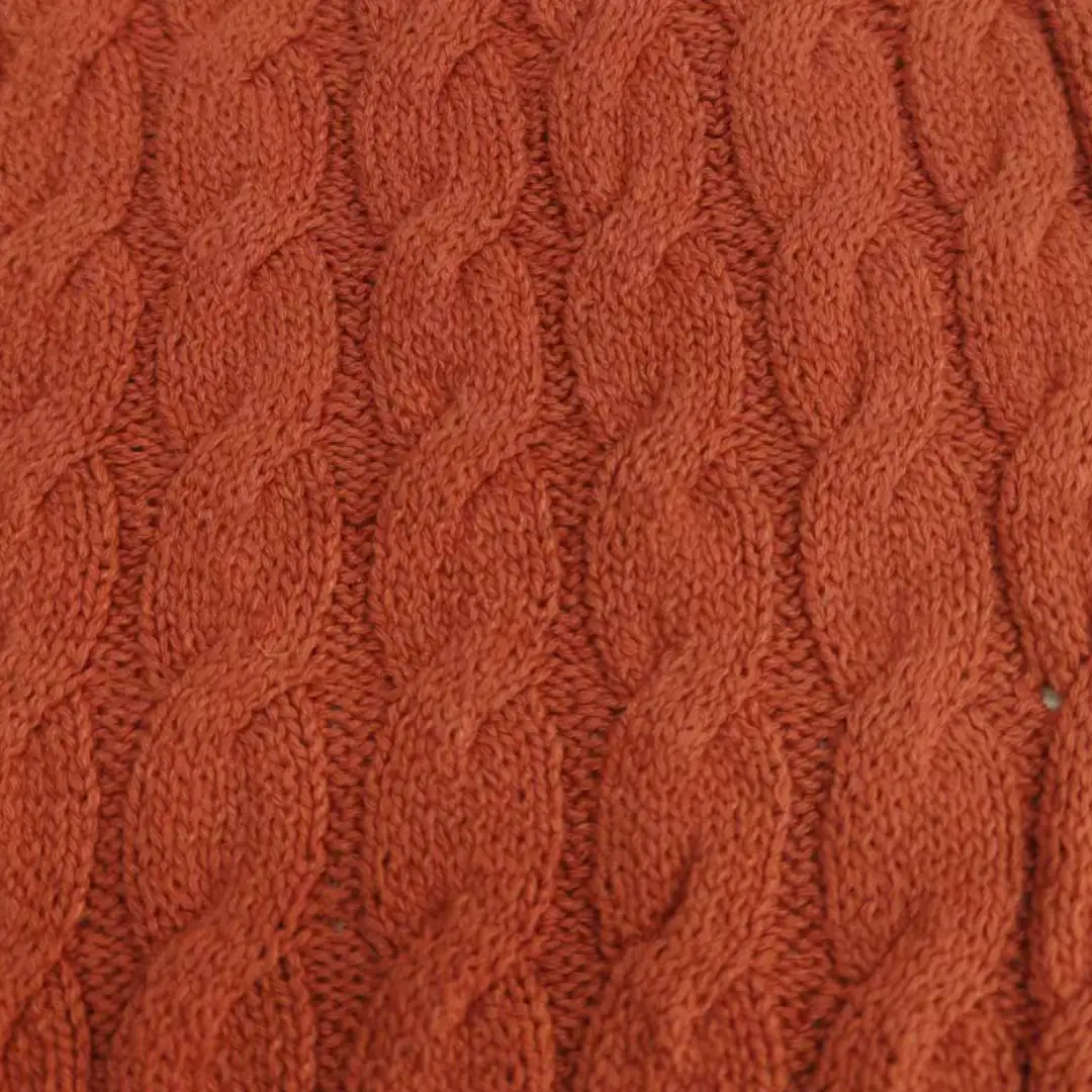 China Yarn for Open Cardigan (Sweater),Full-Zipper Cardigan (Sweater),Half-Zipper Cardigan (Sweater),Shirt Long Sleeve Button (Sweater) Ring Spun Regular Yarn BCI Cotton Polyester red-orange color buy from China wholesaler bulk order at wholesale price free worldwide shipping Alibaba