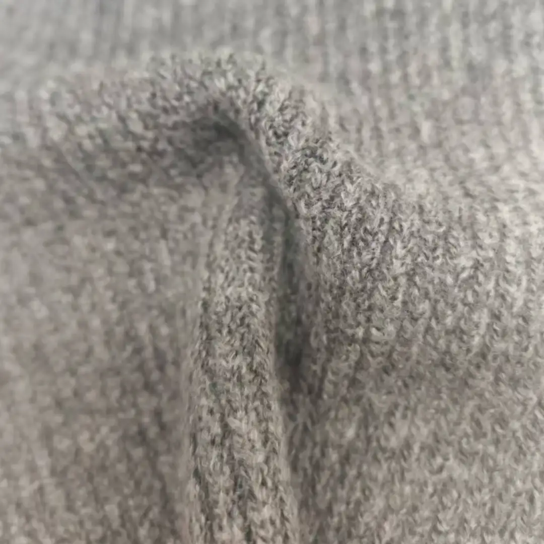 China Yarn for Open Cardigan (Sweater),Full-Zipper Cardigan (Sweater),Half-Zipper Cardigan (Sweater) Mossy Yarn Fancy Yarn BCI Cotton Recycled Polyester Gray color buy from China wholesaler bulk order at wholesale price free worldwide shipping Alibaba