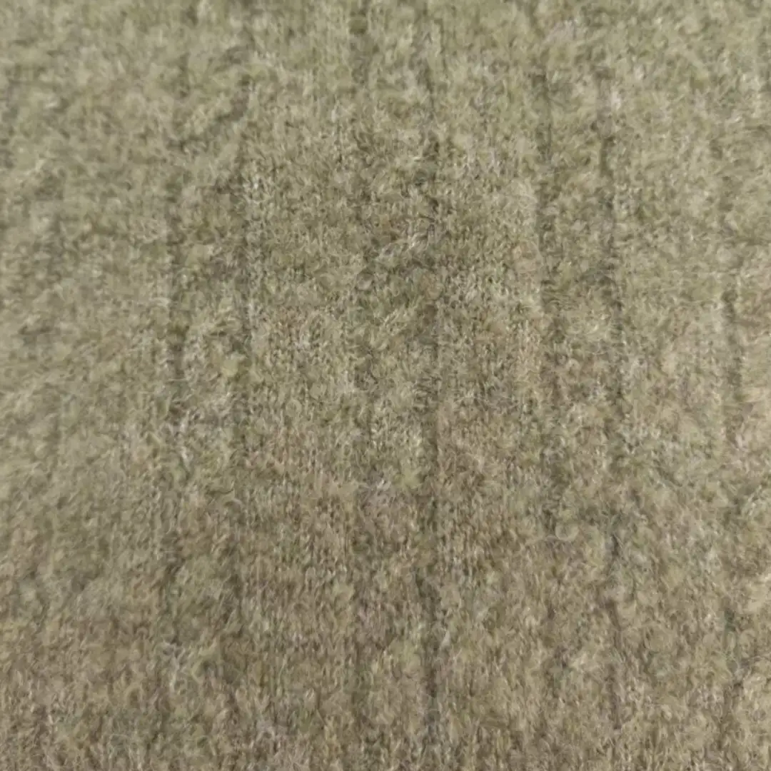 China Yarn for Open Cardigan (Sweater),Full-Zipper Cardigan (Sweater),Half-Zipper Cardigan (Sweater) Boucle Yarn Fancy Yarn Recycled Polyester Acrylic Polyester Wool Spandex khaki-green color buy from China wholesaler bulk order at wholesale price free worldwide shipping Alibaba