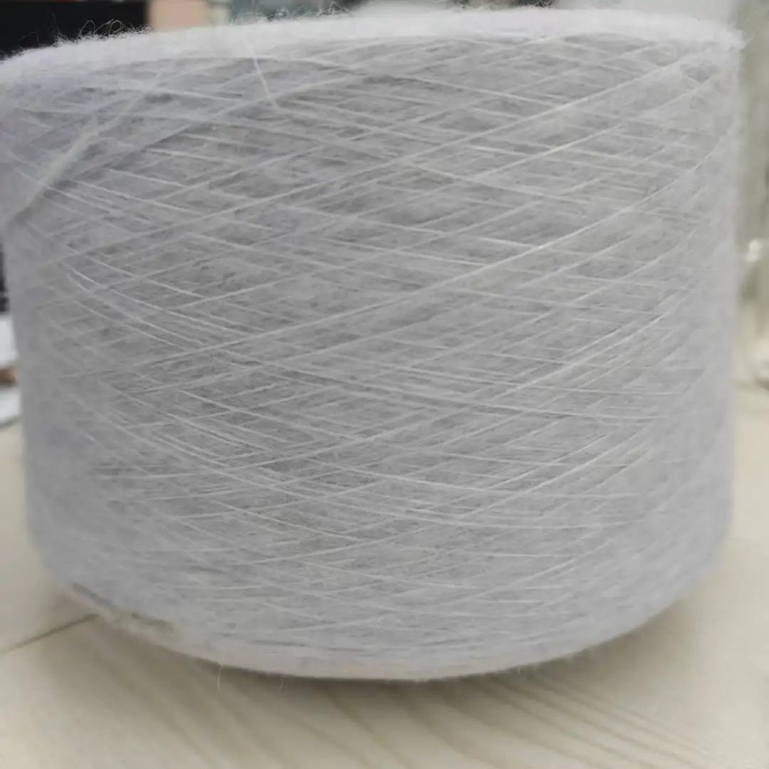 China Yarn for Open Cardigan (Sweater),Full-Zipper Cardigan (Sweater),Half-Zipper Cardigan (Sweater) Air Spun Yarn Fancy Yarn Recycled Polyester Polyester Acrylic Nylon Wool violet color buy from China wholesaler bulk order at wholesale price free worldwide shipping Alibaba