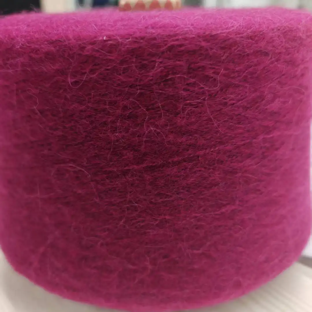 China Yarn for Full-Zipper Cardigan (Sweater),Half-Zipper Cardigan (Sweater),Shirt Long Sleeve Button (Sweater) Mossy Yarn Fancy Yarn Alpaca Wool Acrylic Nylon Spandex violet color buy from China wholesaler bulk order at wholesale price free worldwide shipping Alibaba