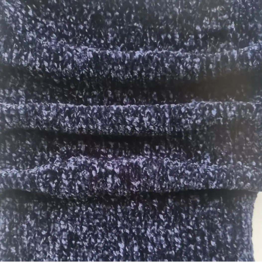 China Yarn for Full-Zipper Cardigan (Sweater),Half-Zipper Cardigan (Sweater),Knitted Jacket (Sweater) Shiny Chenille Fancy Yarn Polyester Navy color buy from China wholesaler bulk order at wholesale price free worldwide shipping Alibaba