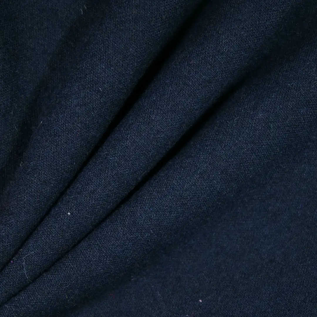 China Fabric for Trench Coat,Overcoat Woolen Cut Velvet Woolen Wool Viscose Acrylic Polyester Dark blue color buy from China wholesaler bulk order at wholesale price free worldwide shipping Alibaba