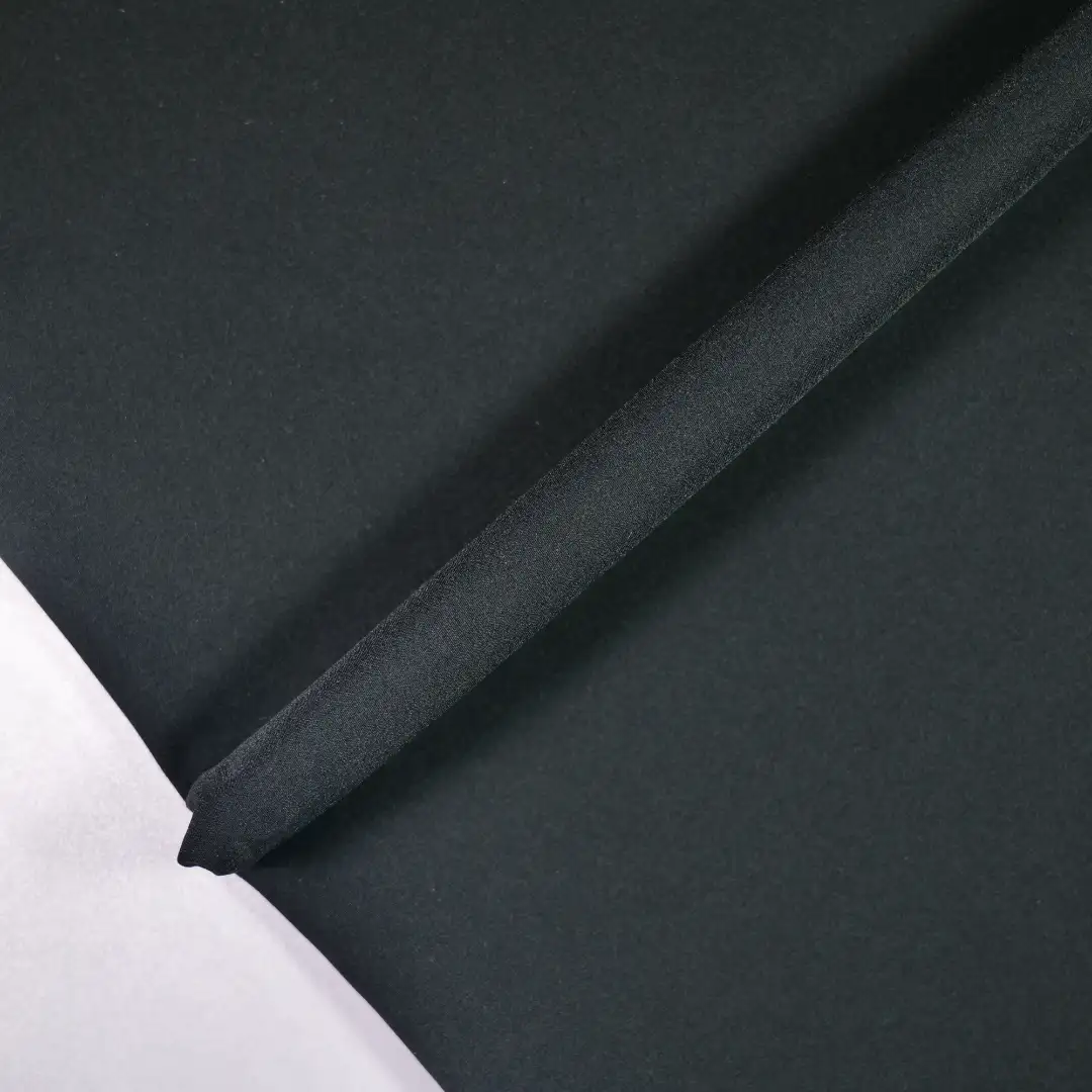 China Fabric for Pants Polyester/Rayon Plain Woven Blended Fabric Polyester Elastane black color buy from China wholesaler bulk order at wholesale price free worldwide shipping Alibaba