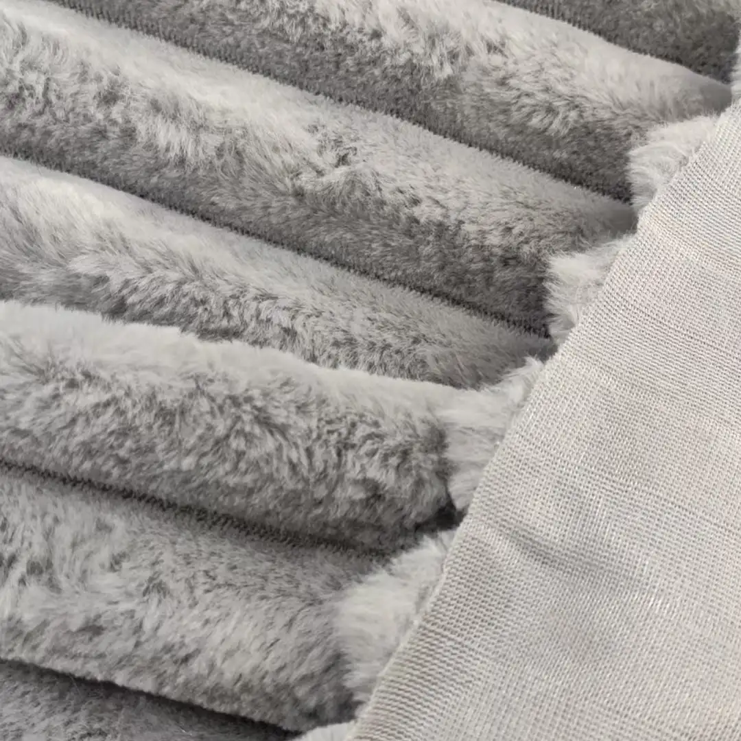 China Fabric for Jackets,Hoodie,Overcoat Tricot Brush Knit Fabric Polyester grey color buy from China wholesaler bulk order at wholesale price free worldwide shipping Alibaba