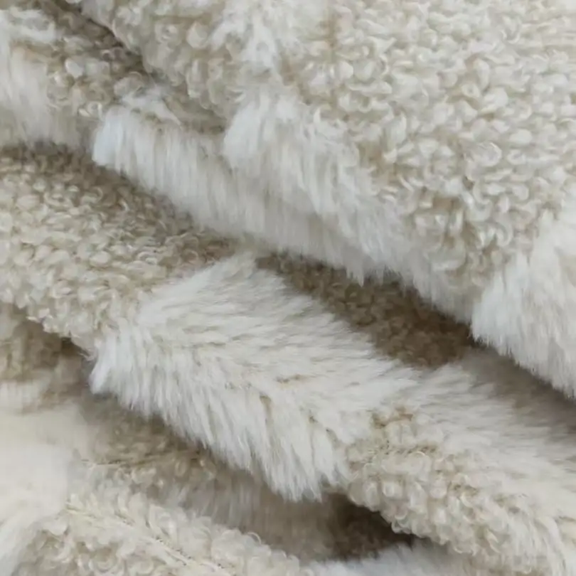 China Fabric for Jackets,Hoodie,Overcoat Tricot Brush Knit Fabric Polyester beige color buy from China wholesaler bulk order at wholesale price free worldwide shipping Alibaba