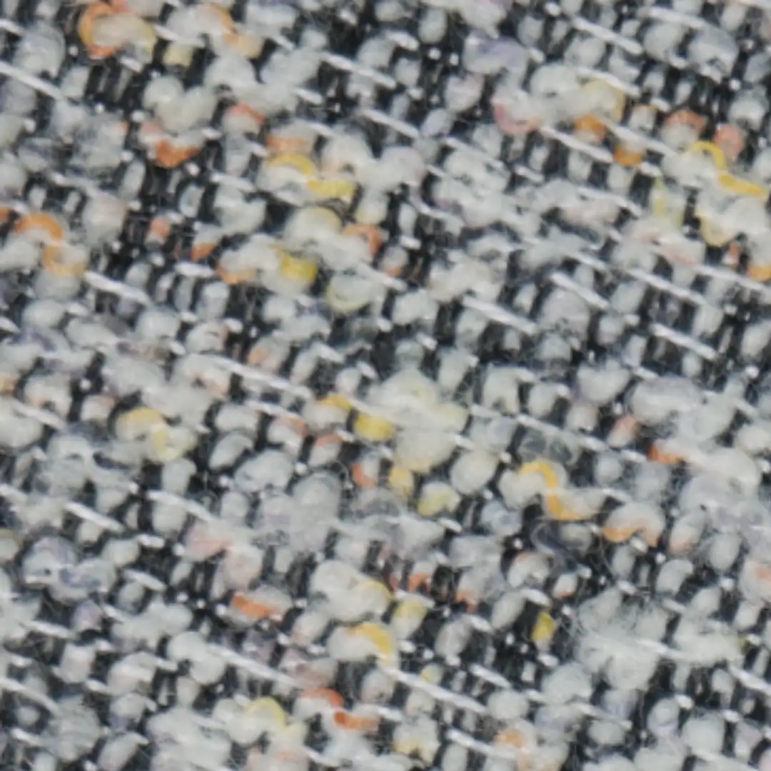 China Fabric for Jackets,Blazer,Overcoat Chanel-Style Fabric Woolen Polyester Acrylic Wool dark -white -yellow color buy from China wholesaler bulk order at wholesale price free worldwide shipping Alibaba