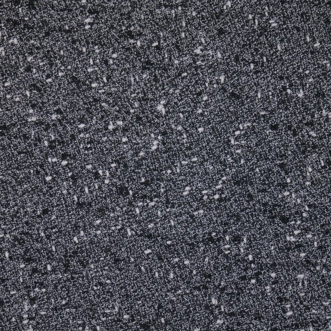 China Fabric for Jackets,Blazer,Overcoat Chanel-Style Fabric Woolen Polyester Rayon grey black color buy from China wholesaler bulk order at wholesale price free worldwide shipping Alibaba