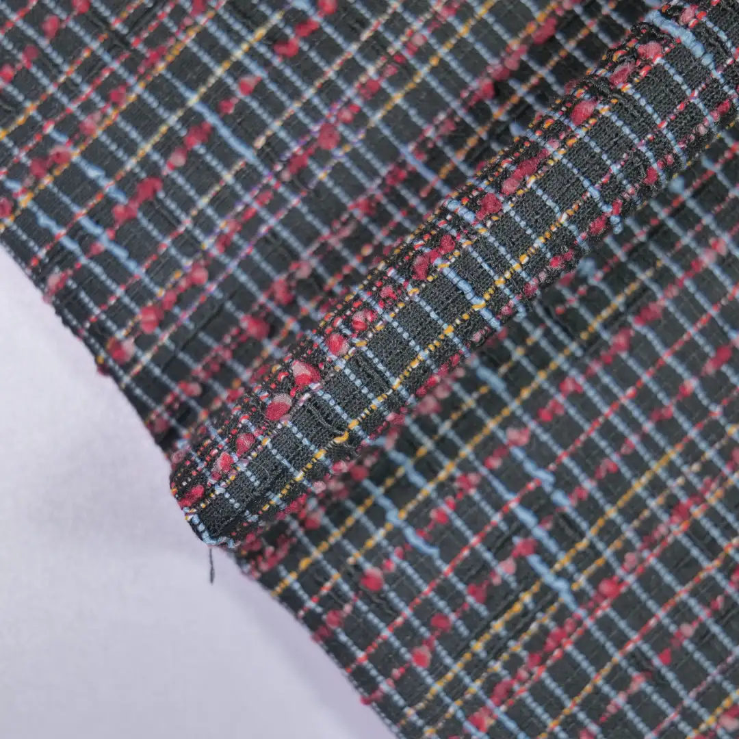 China Fabric for Blazer,Skirt,Overcoat Chanel-Style Fabric Woolen Polyester Wool colorful color buy from China wholesaler bulk order at wholesale price free worldwide shipping Alibaba