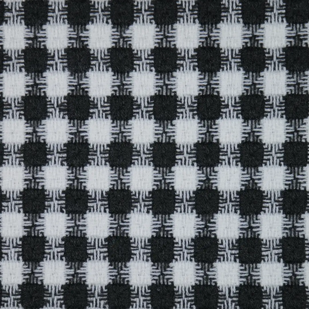 China Fabric for Blazer,Overcoat,Open Waistcoat Chanel-Style Fabric Woolen Acrylic black-white color buy from China wholesaler bulk order at wholesale price free worldwide shipping Alibaba