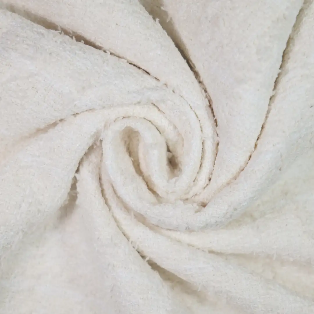 China Fabric for Blazer,Overcoat,Open Waistcoat Chanel-Style Fabric Woolen Polyester white color buy from China wholesaler bulk order at wholesale price free worldwide shipping Alibaba