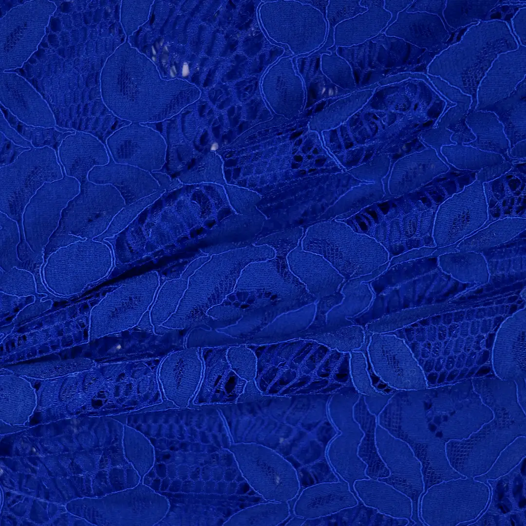 China Fabric for Kids Drop Shoulder Sleeve Pleated Lace Coat,Kids Lace Trim Dress,Lace-Up V-Neck Crop Top,Ladies Pleated Lace Shorts Lace Knit Fabric Cotton Nylon Rayon blue color buy from China wholesaler bulk order at wholesale price free worldwide shipping Alibaba